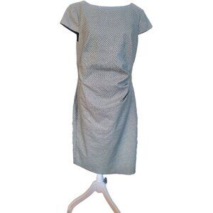 Ralph Lauren Womens Gray Sheath Dress Size 10 Elegant Office Formal Tailored fit